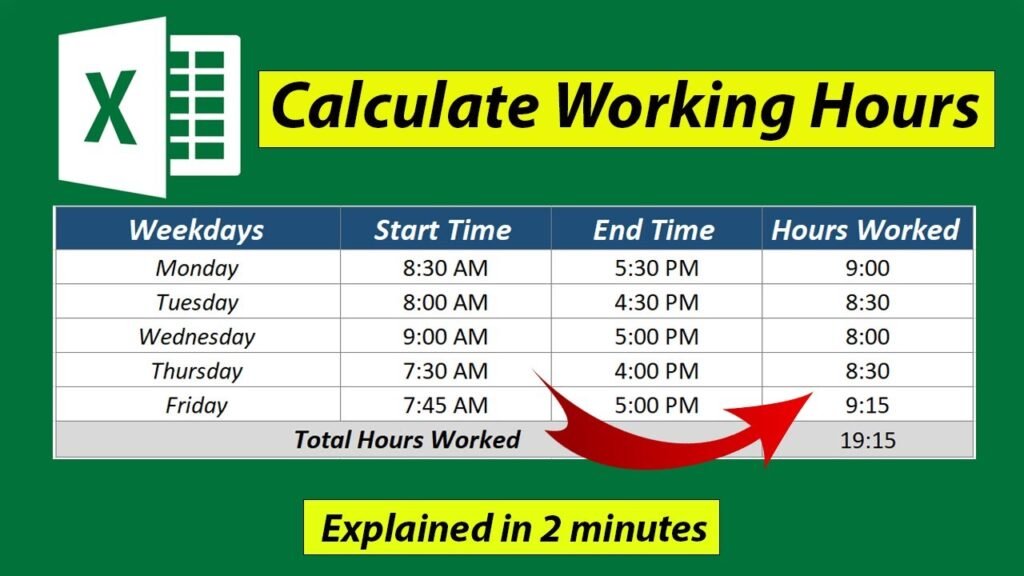 ✅ Hours Calculator
