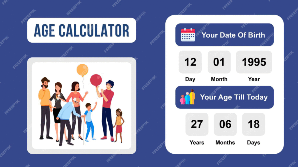 Age Calculator by Date of Birth