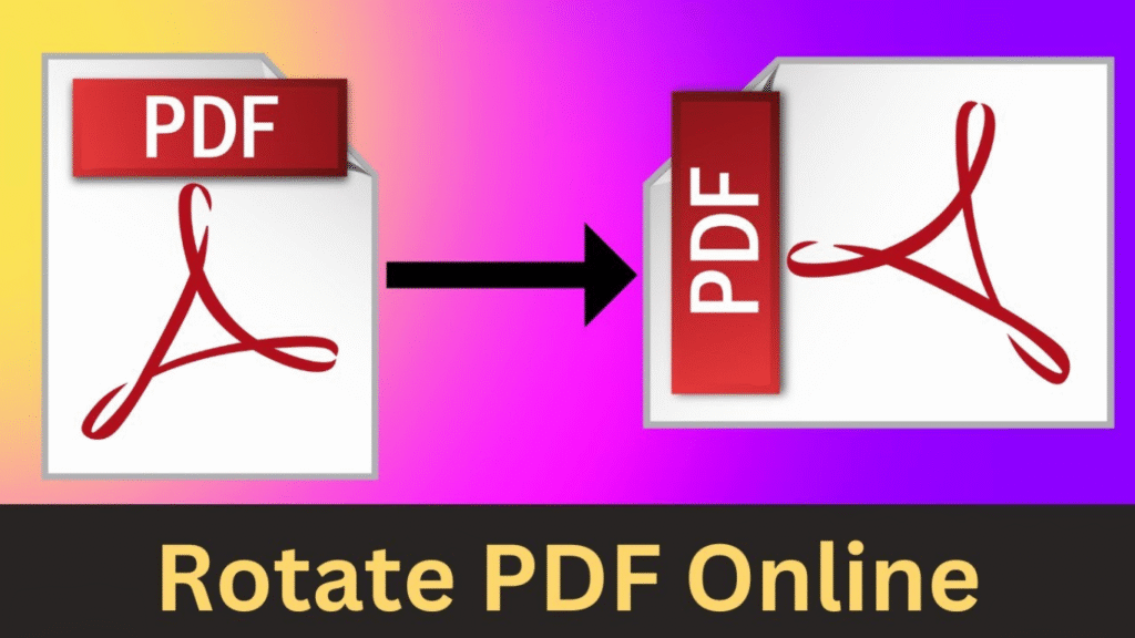 Rotate a PDF online