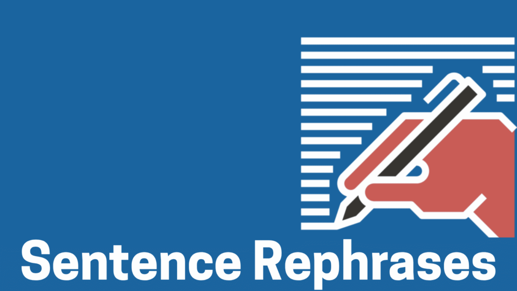 Sentence Rephrases