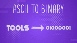 ASCII to Binary Converter Online